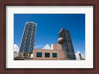 Framed Hotel Arts and Mapfre Tower, Olympic Harbor, Barcelona, Spain
