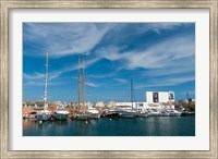 Framed Moll d'Espana, Port Vell, Barcelona, Spain