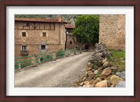 Framed Small rural village, La Rioja Region, Spain