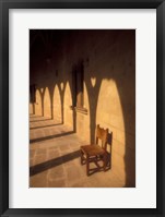 Framed Bellver Castle Chair and Arches, Palma de Mallorca, Balearics, Spain