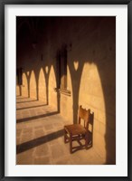 Framed Bellver Castle Chair and Arches, Palma de Mallorca, Balearics, Spain