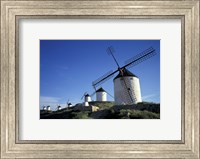 Framed Windmills, Consuegra, La Mancha, Spain
