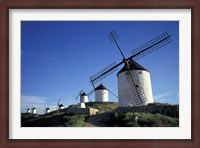 Framed Windmills, Consuegra, La Mancha, Spain