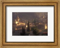 Framed View of Town and Cartuja de Valledemossa, Mallorca, Balearics, Spain
