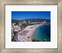 Framed Palma Nova Beach, Majorca, Balearics, Spain
