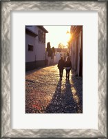 Framed Albaicin Sunset, Granada, Spain