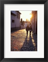 Framed Albaicin Sunset, Granada, Spain