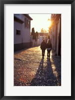 Framed Albaicin Sunset, Granada, Spain