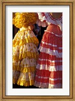 Framed Colorful Flamenco Dresses at Feria de Abril, Sevilla, Spain