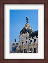 Framed Spain, Madrid Metropolis building on Grand Via