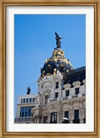 Framed Spain, Madrid Metropolis building on Grand Via