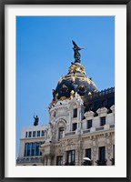 Framed Spain, Madrid Metropolis building on Grand Via