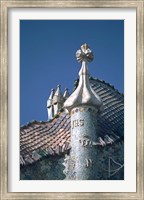 Framed Antonio Gaudi's Cassa Batilo, Barcelona, Spain