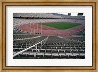 Framed Olympic Stadium, Barcelona, Spain