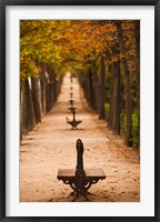 Framed Parque del Buen Retiro, Madrid, Spain