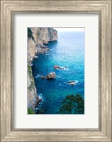 Framed Spain, Cantabria, Faro del Caballo, Mount Buciero, Cliffs