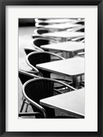 Framed Cafe Tables, Palma, Mallorca, Spain