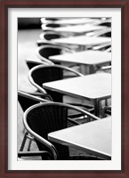 Framed Cafe Tables, Palma, Mallorca, Spain