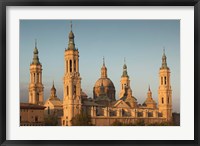 Framed Basilica de Nuestra Senora de Pilar, Zaragoza, Spain