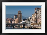 Framed Riverfront Buildings, Bilbao, Spain