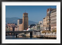 Framed Riverfront Buildings, Bilbao, Spain