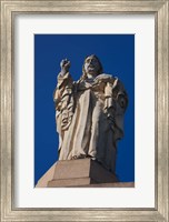 Framed Christ Atop Castilla Santa Cruz de la Mota, San Sebastian, Spain