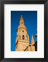 Framed Cathedral of Santa Maria de la Redonda, Logrono, Spain