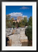 Framed Spain Castilla y Leon, Puente de San Marcos bridge