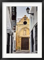 Framed Spain, Andalusia, Cadiz, Arcos De la Fontera The Chapel of Mercy