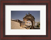 Framed Spain, Andalusia, Malaga Province, Ronda Stone Archway