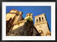 Framed Spain, Andalusia, Cadiz, Arcos De la Fontera Basilica de Santa Maria