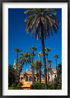 Framed Alcazar Gardens, Seville, Spain