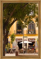 Framed Outdoor Cafes, Plaza de la Merced, Malaga, Spain