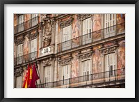 Framed Plaza Mayor, Madrid, Spain