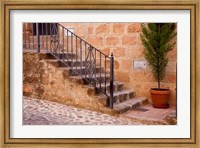 Framed Spain, Andalusia Street scene in the town of Banos de la Encina
