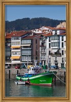 Framed Spain, Basque Country, Vizcaya, Lekeitio Harbor