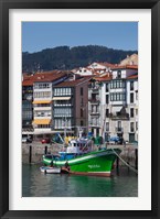 Framed Spain, Basque Country, Vizcaya, Lekeitio Harbor