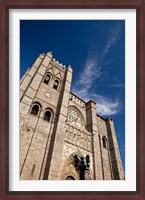 Framed Spain, Castilla y Leon Region, Avila Avila Cathedral detail