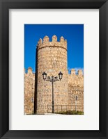 Framed Spain, Castilla y Leon Scenic medieval city walls of Avila
