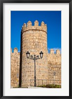 Framed Spain, Castilla y Leon Scenic medieval city walls of Avila