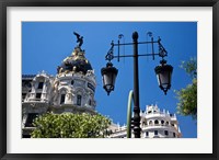 Framed Spain, Madrid Metropolis building on Grand Via