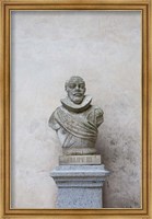Framed Bust of Spanish King Philip III, The Alcazar, Segovia, Spain