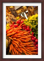 Framed Carrots, Central Market, Malaga, Spain