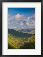 Framed La Torresilla Mountain, Malaga Province, Spain