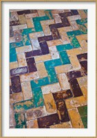Framed Moorish Tiles, The Alcazar, Seville, Spain