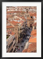 Framed Rua Mayor, Salamanca, Spain