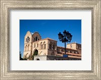 Framed San Vicente Basilica facade at Avila, Castilla y Leon Region, Spain