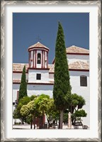 Framed Spain, Andalusia, Malaga Province, Ronda Church of Santa Cecilia