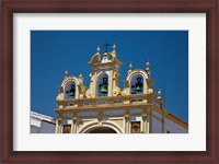 Framed Spain, Andalusia, Zahara Bell tower of the San Juan de Letran Chapel