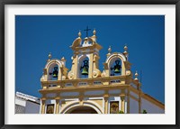 Framed Spain, Andalusia, Zahara Bell tower of the San Juan de Letran Chapel